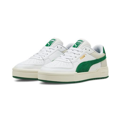 Puma CA Pro Suede FS Sneakers,  Puma White-Archive Green, 38.5