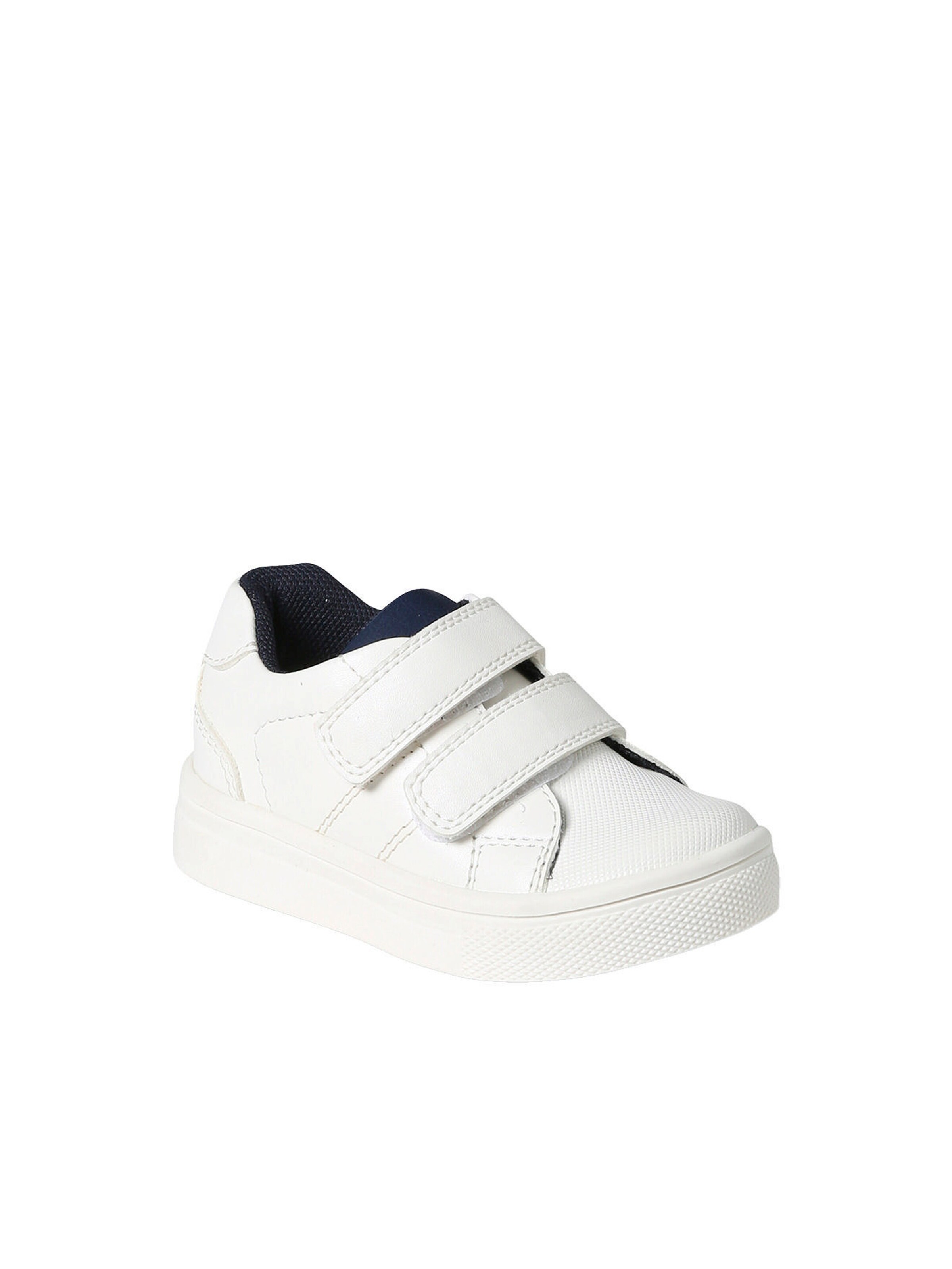 Vertbaudet Baby Klett-Sneakers weiß