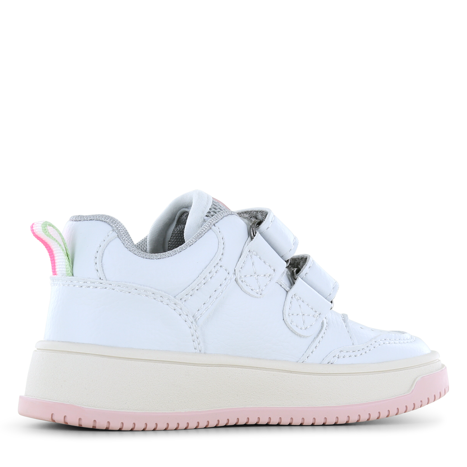 Shoesme weißer Sneaker mit silbernen Details