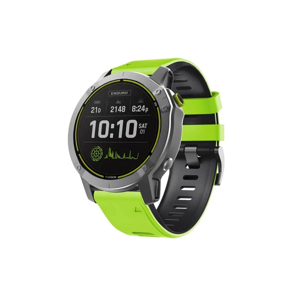 Twin Sport armbånd Garmin Fenix 7X - Kalk/svart
