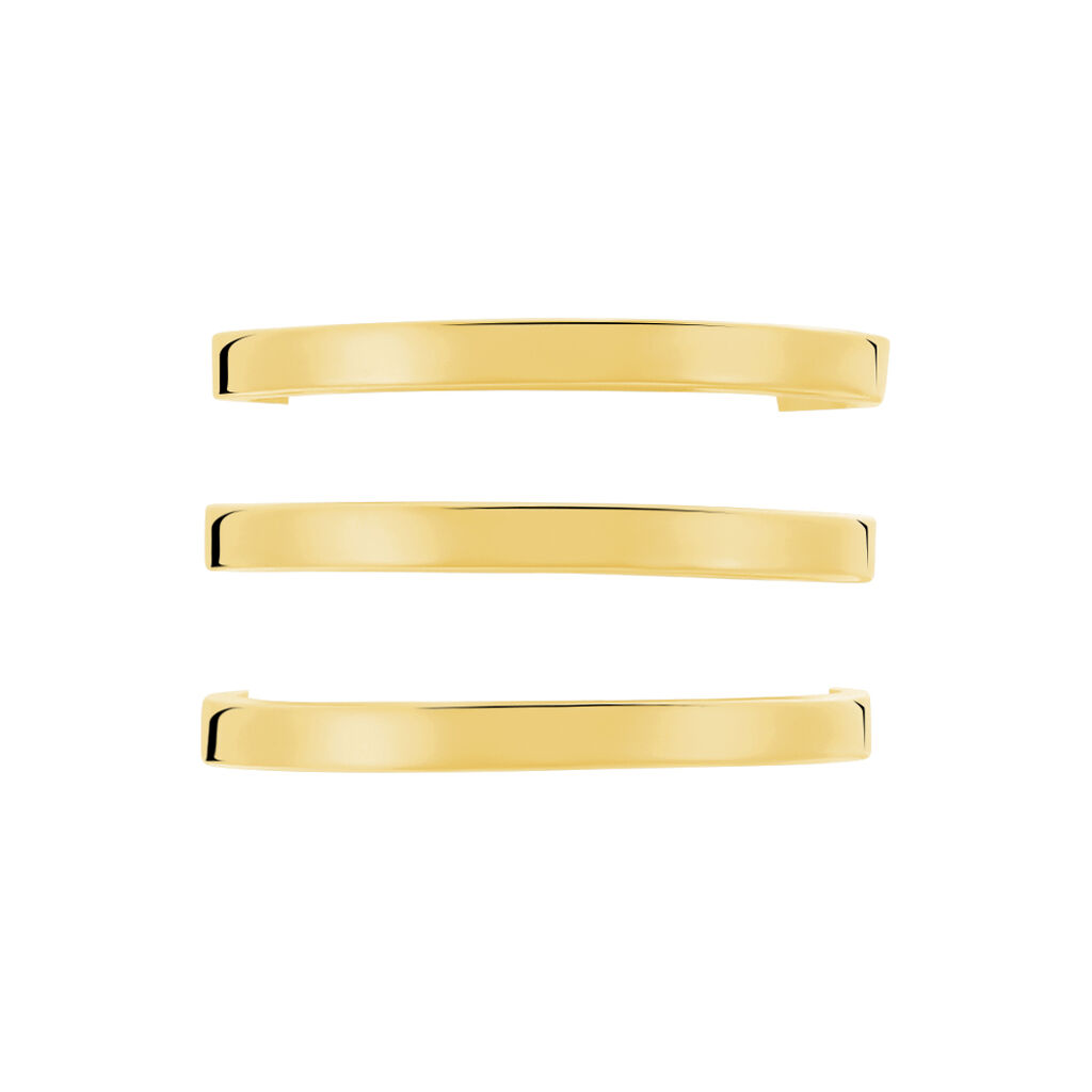 Bague Ajustable Adel Acier Doré