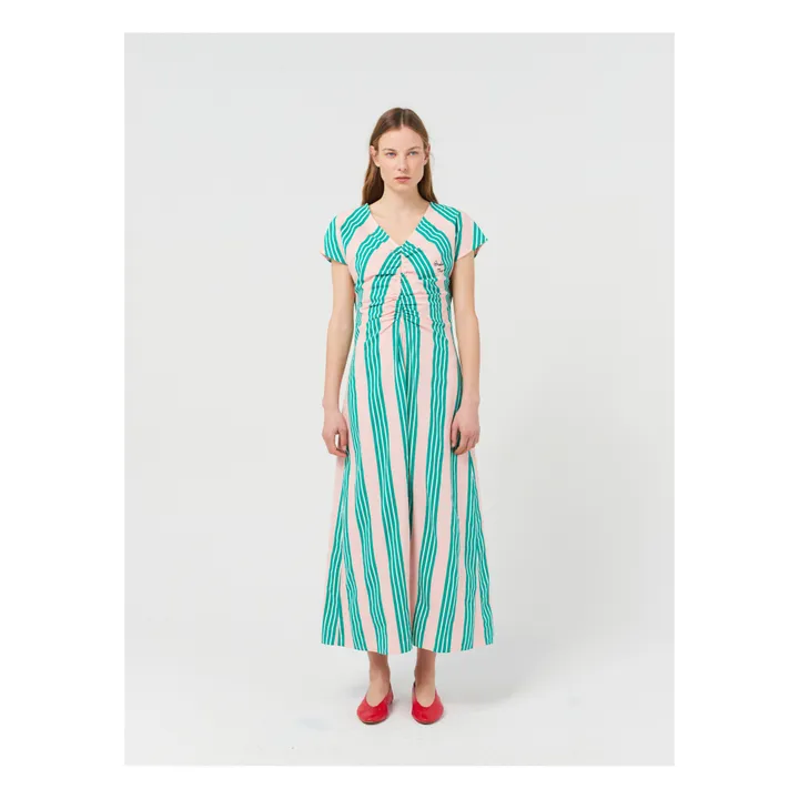Bobo Choses Robe Rayures x Smallable | Rose pâle