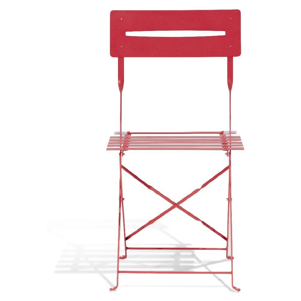 Chaise de jardin pliante BOSTON rouge