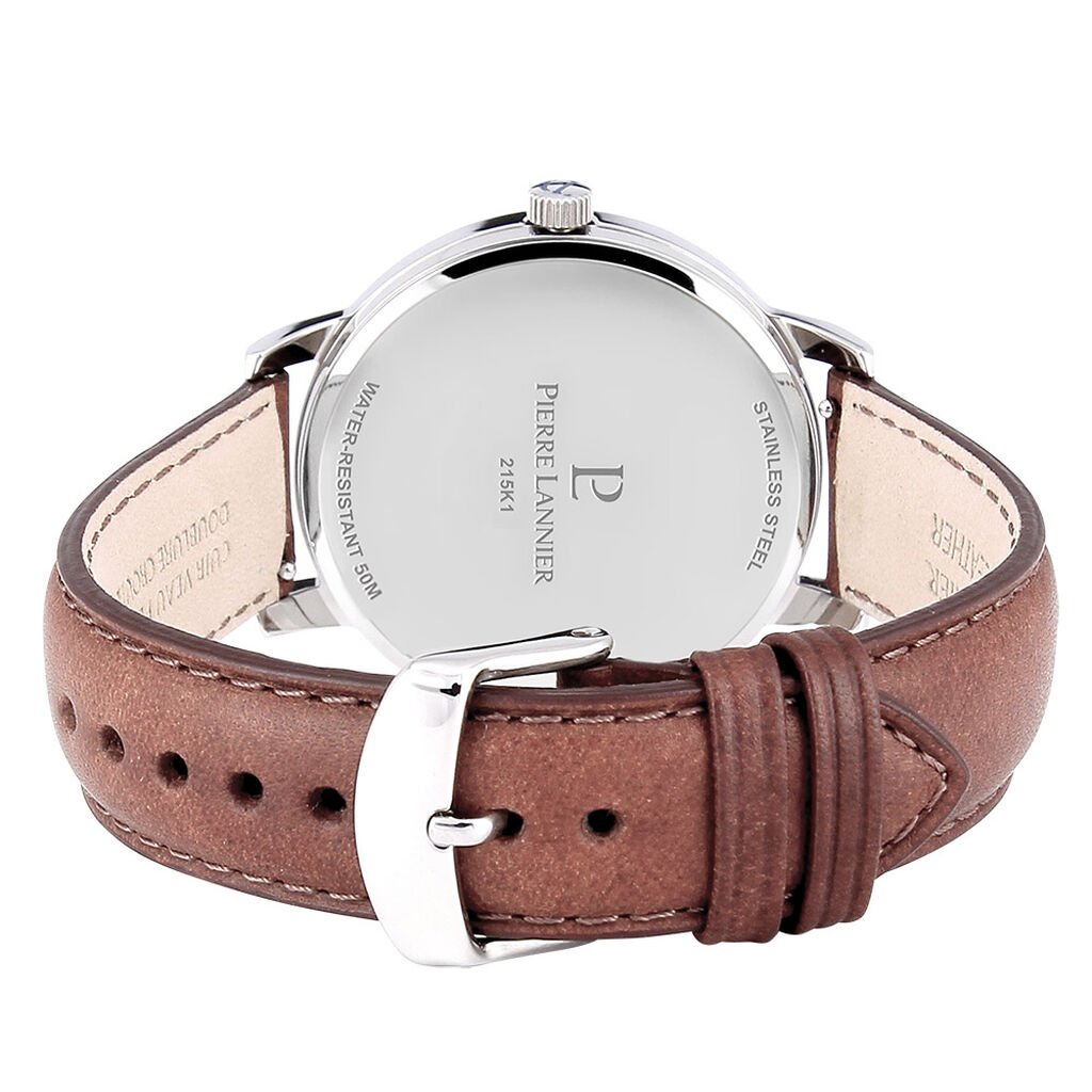 Montre Pierre Lannier Collection Week-end Vintage Blanc
