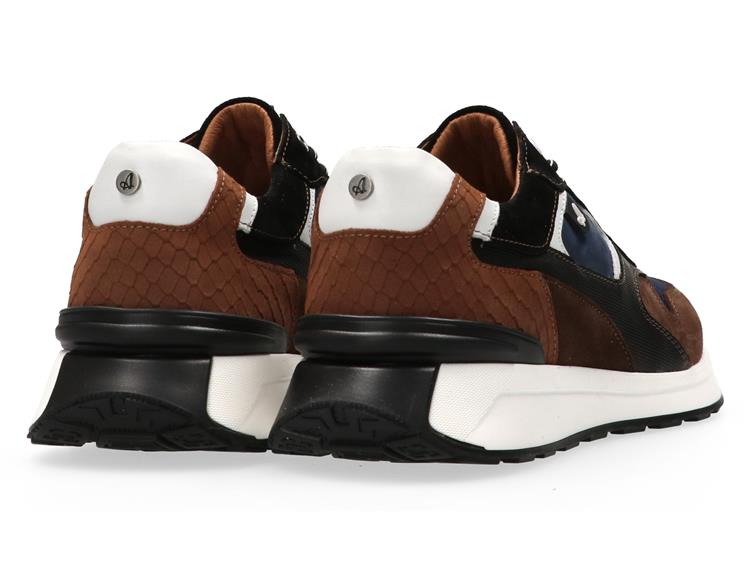 Australian Footwear Kyoto SKQ Blauw Zwart Combi