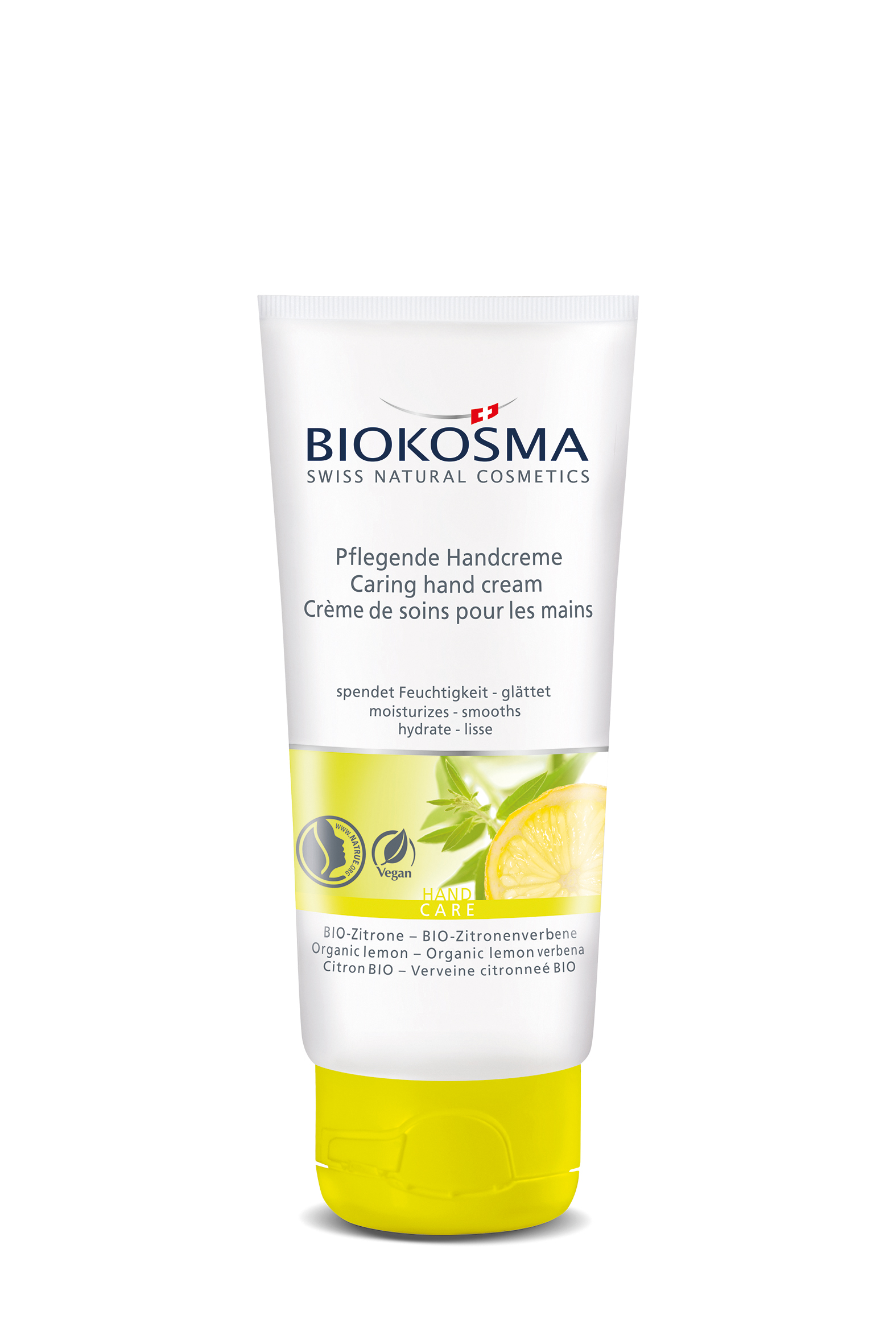 BIOKOSMA Handcreme Creme Zitrone Zitronenverbene BIO Tb 50 ml