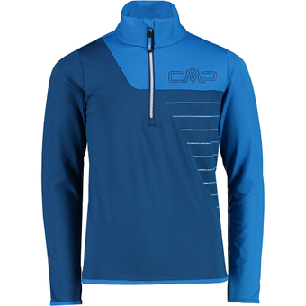 CMP Boys Dry Softech Skishirt Petrol / River Kinder
