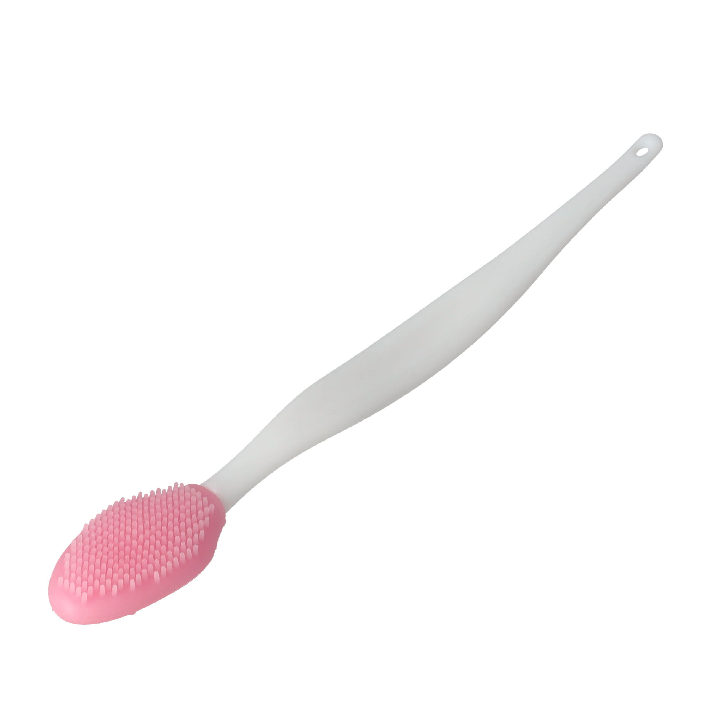 Silikon Gesicht Hautreiniger Bürste Porenreiniger - Weiss / Rosa