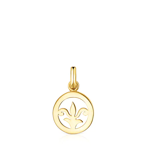 Medalha Flor-de-lis com banho de ouro 18k sobre prata Tamara Falcó X TOUS