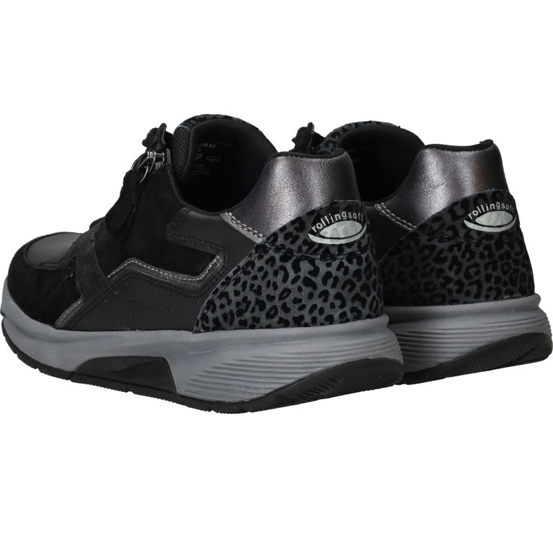 Gabor Rollingsoft Sneakers Zwart Dames