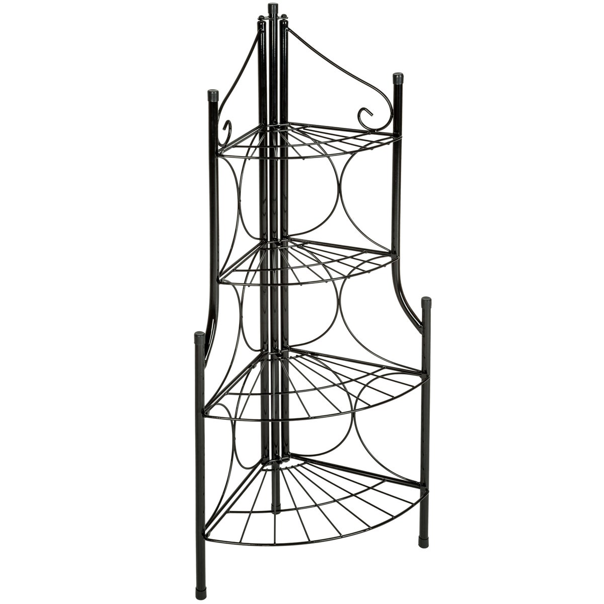 tectake Antje plantenstandaard met 4 treden, 30 x 30 x 106 cm