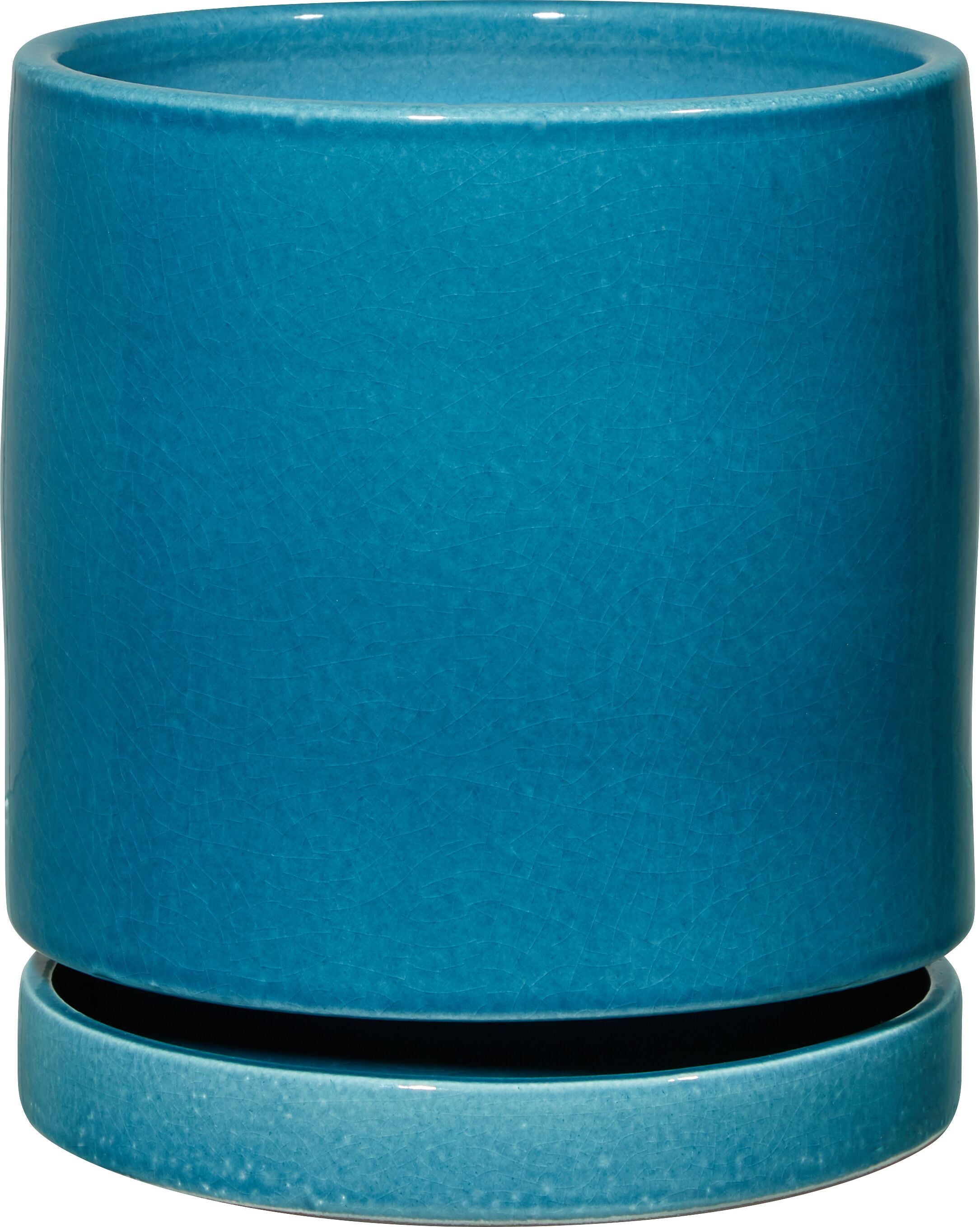 AMAYA Pflanzentopf - Blau / H: 18.0 cm