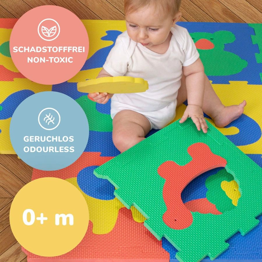 Hakuna Matte Puzzlematte für Babys - Safari Tiere