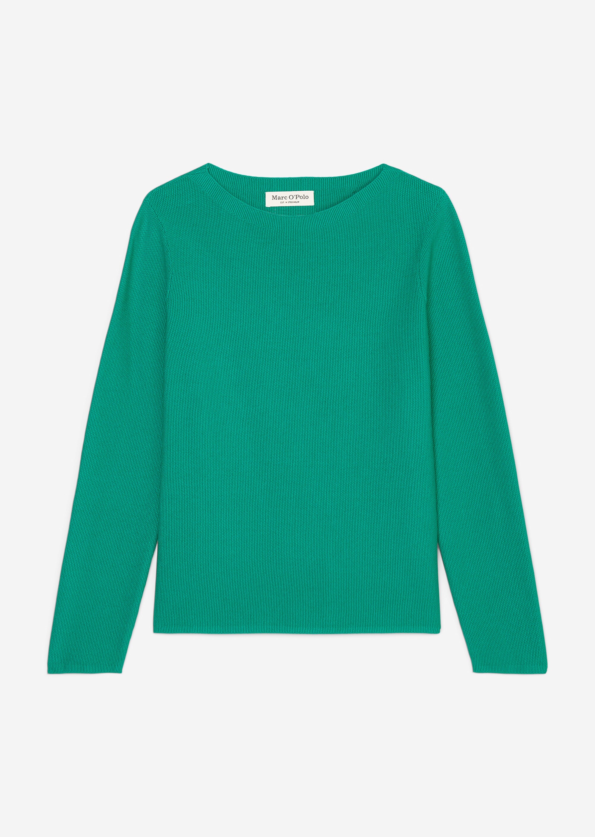 Pullover mit Reiskorn-Struktur aus softem Organic Cotton