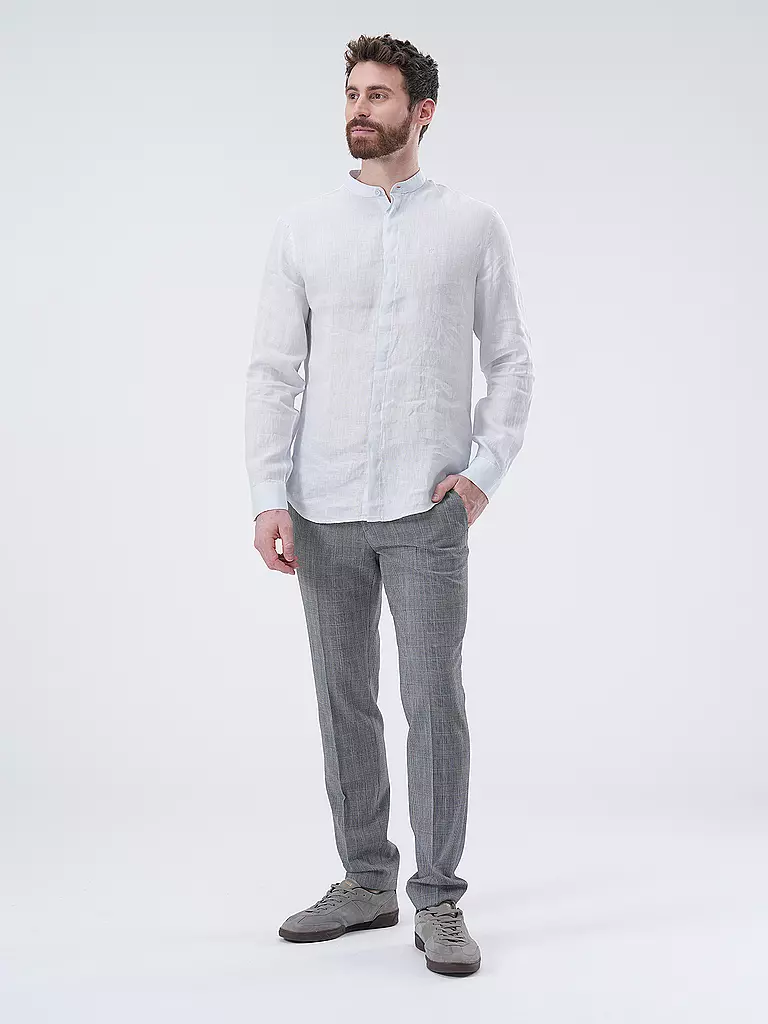 ARMANI EXCHANGE Leinenhemd Regular Fit  hellblau