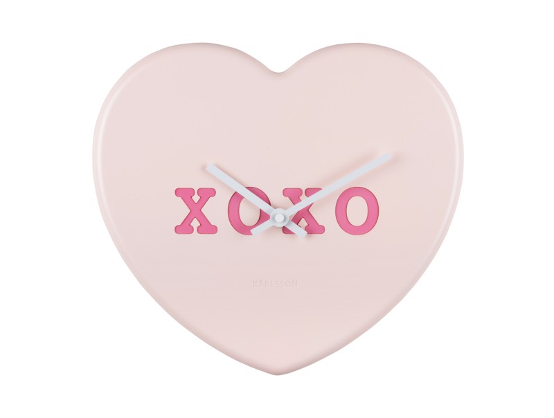 Wall Clock Heart Candy KA5985LB Soft blue
