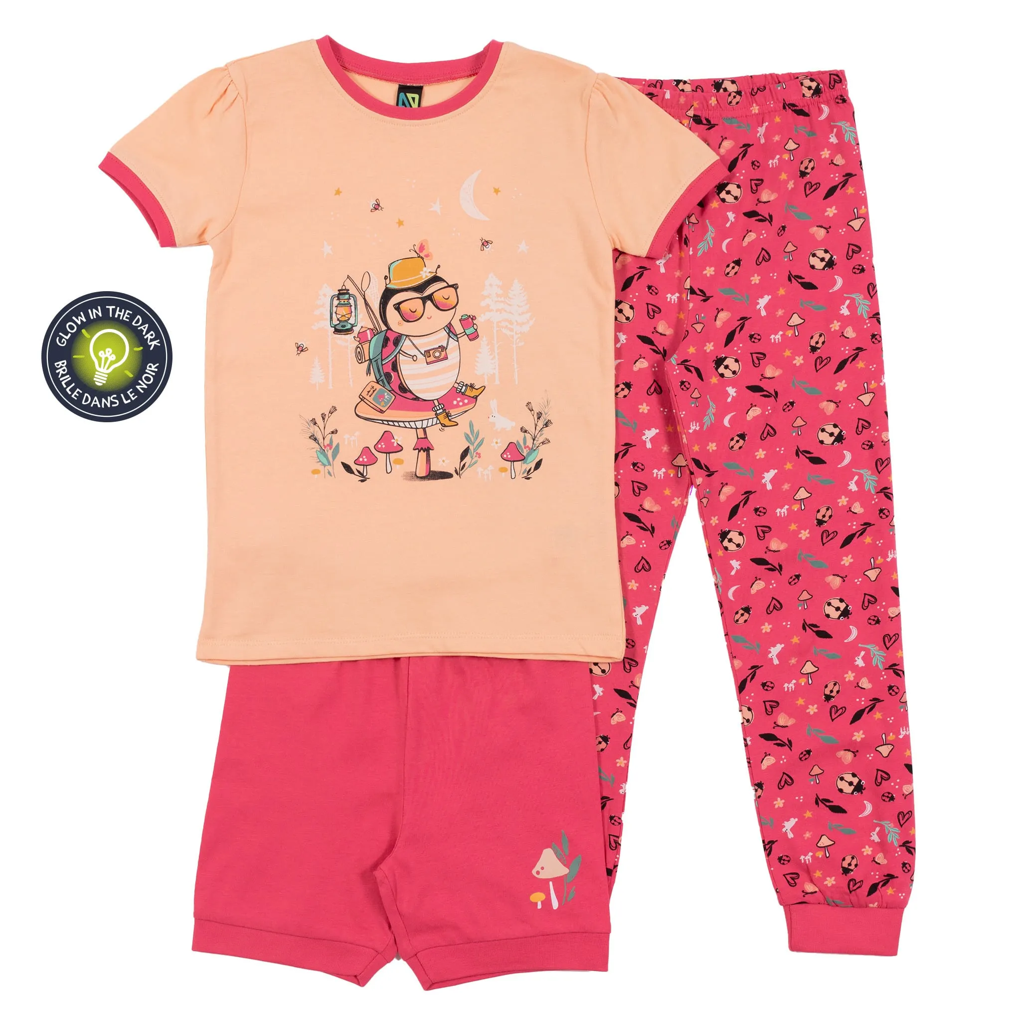 Nanö Pyjama 3 Pièces Coccinelle 7-12ans
