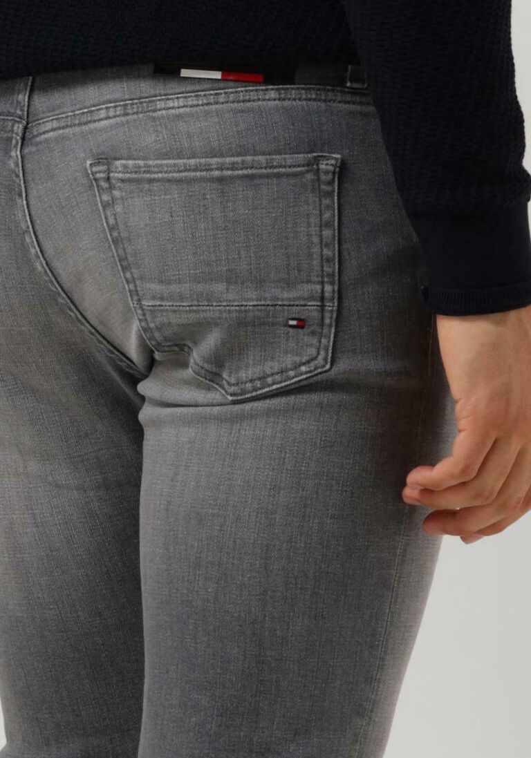 TOMMY HILFIGER grijze tommy hilfiger slim fit jeans slim bleecker pstr silver grey