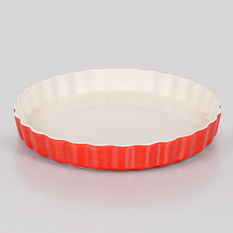 Plat à tarte 'Tognana' rouge