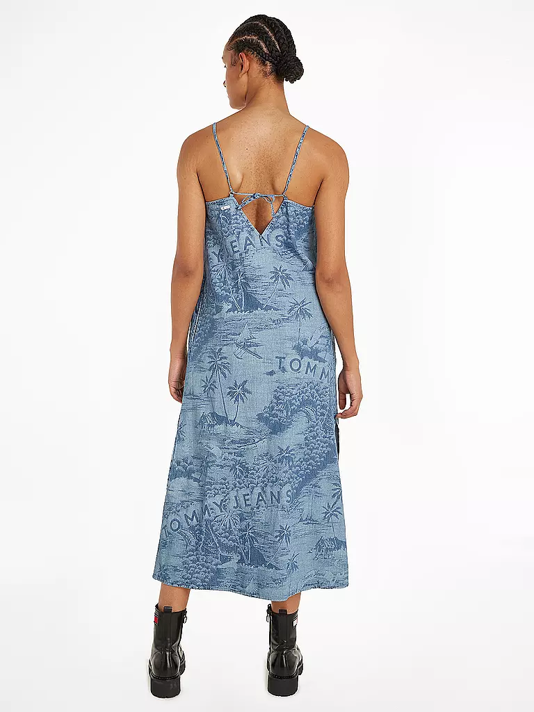 TOMMY JEANS Midikleid  blau