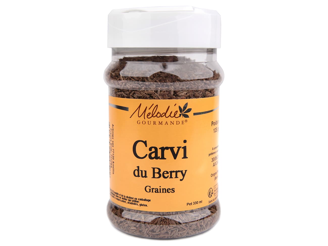 Carvi en graines - 135 g - Mélodie Gourmande