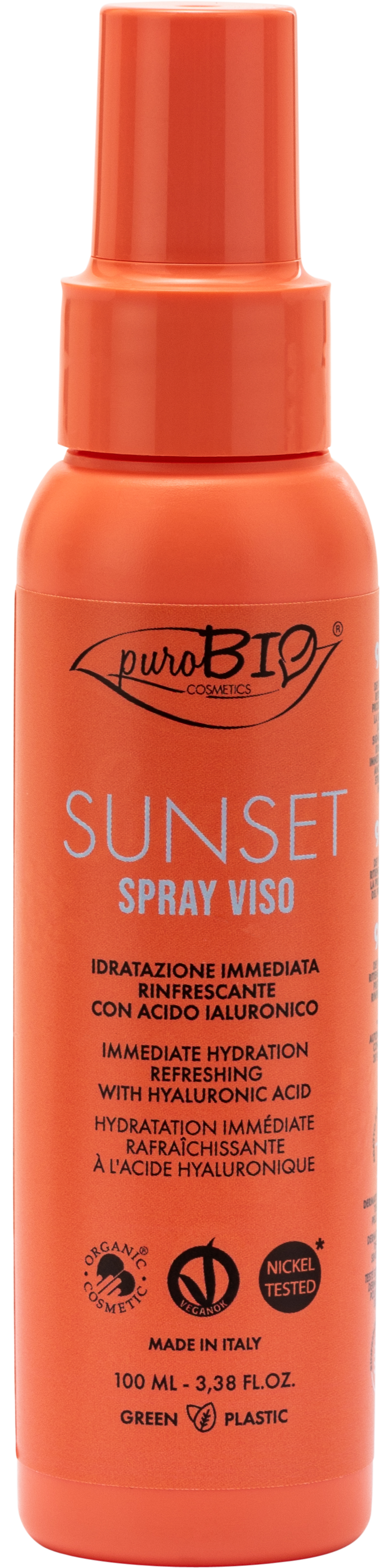 puroBIO cosmetics  Sunset Fix & Fresh Make-up Mist, 100 ml