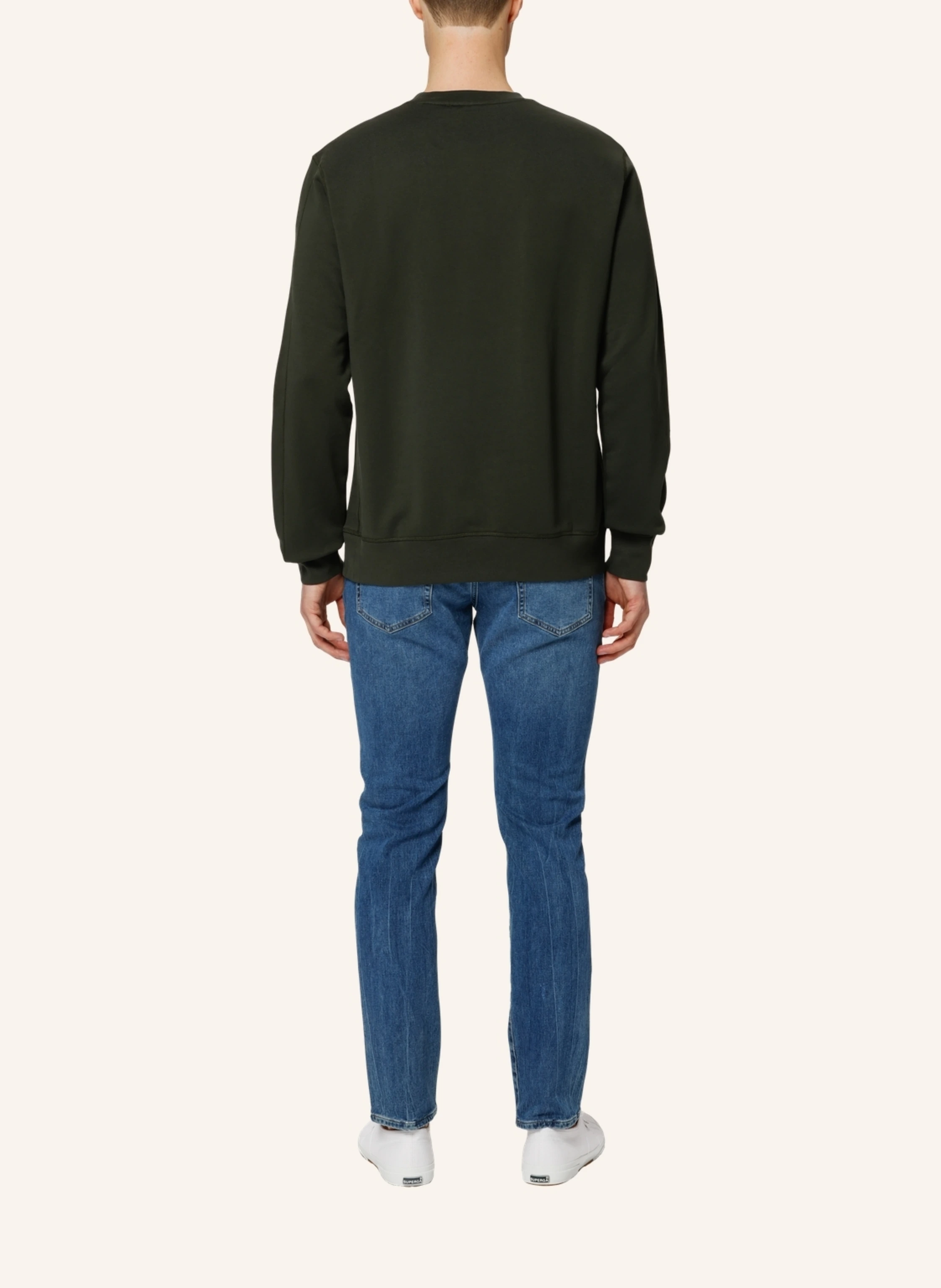 TRUSTED HANDWORK Round Neck 1/1-Sleeve Sweatshirt