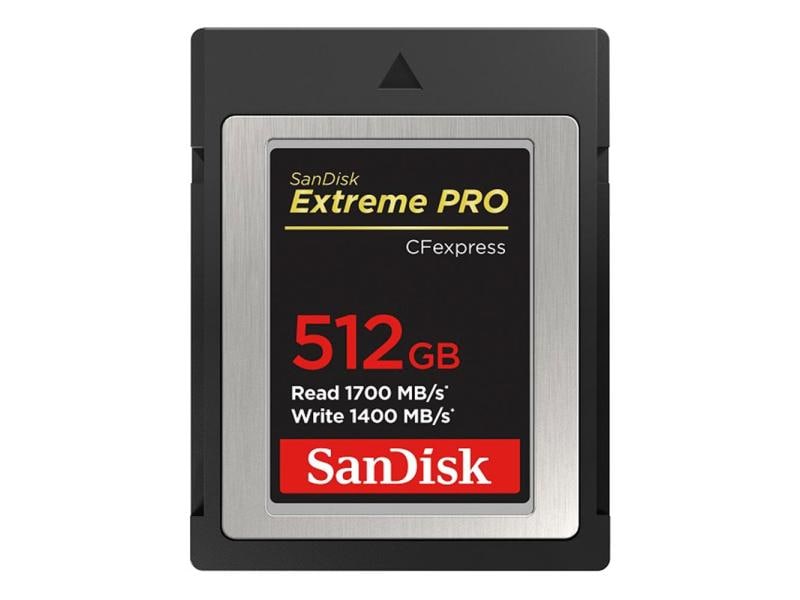 SanDisk CFexpress-Karte Extreme Pro Type B 512 GB mit 512 GB