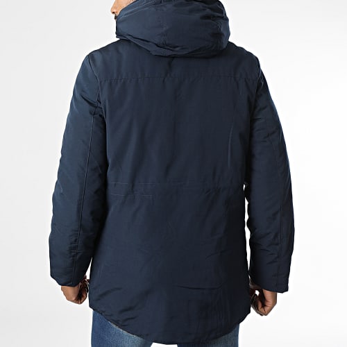 Parka Capuche Bleu Marine