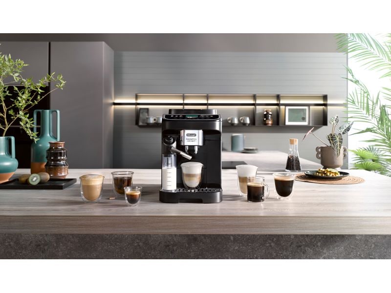 De'Longhi Kaffeevollautomat Evo Next ECAM310.60.GB Schwarz Vollautomat mit Reinigungsautomatik