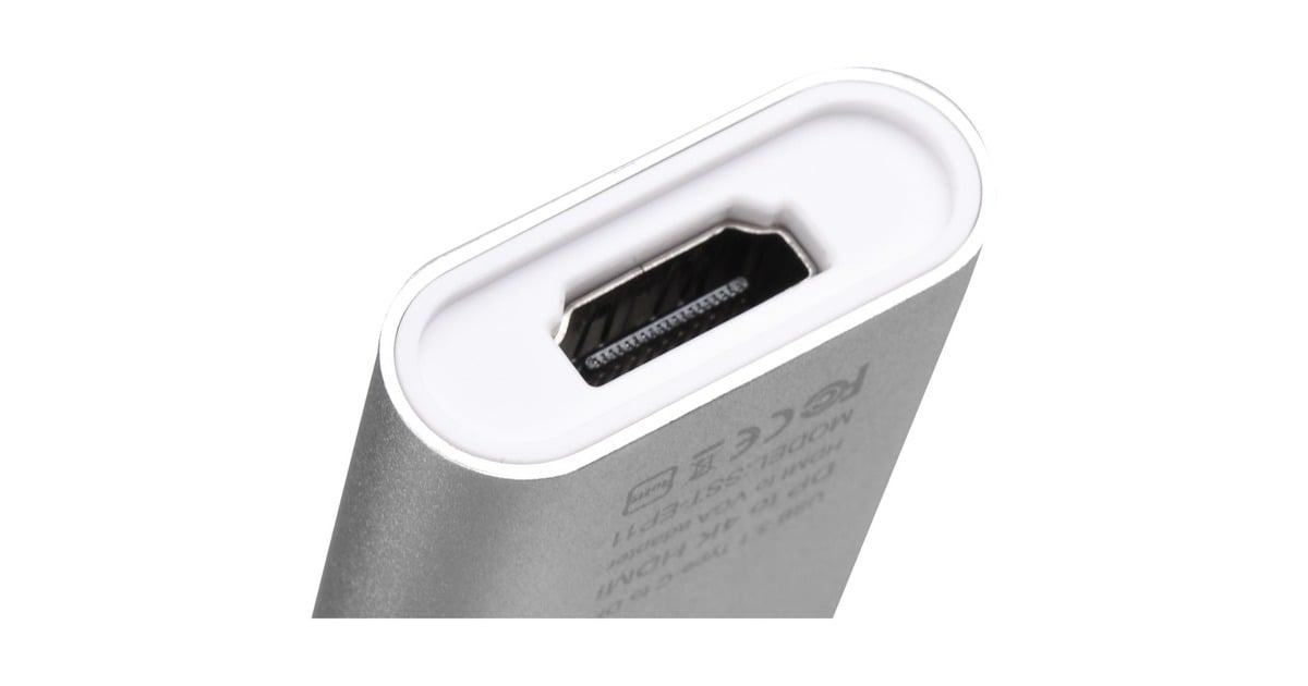 SilverStoneEP11S USB hub adapter  (Aluminium/wit)