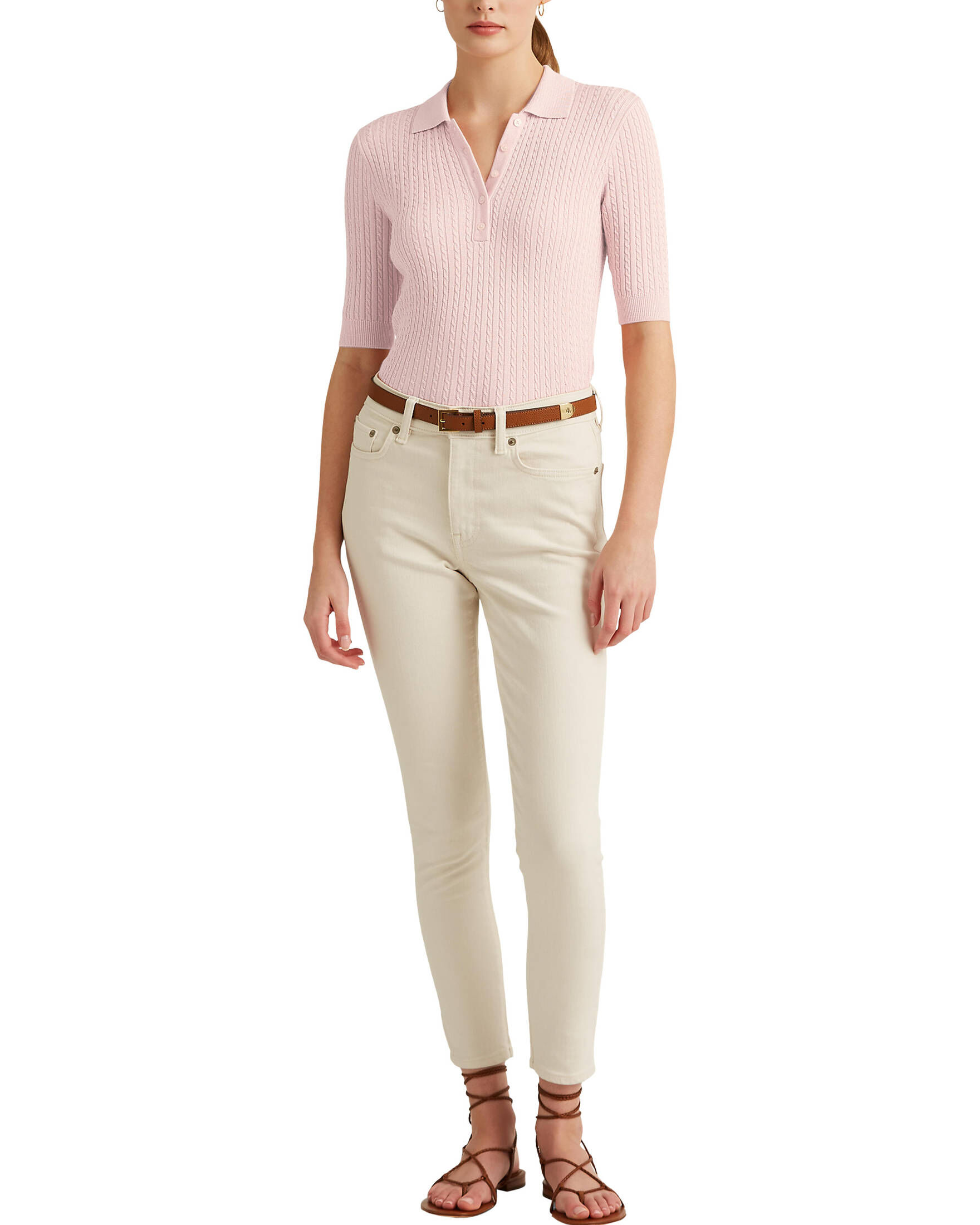 Lauren Ralph Lauren| Damen Strickshirt Halbarm