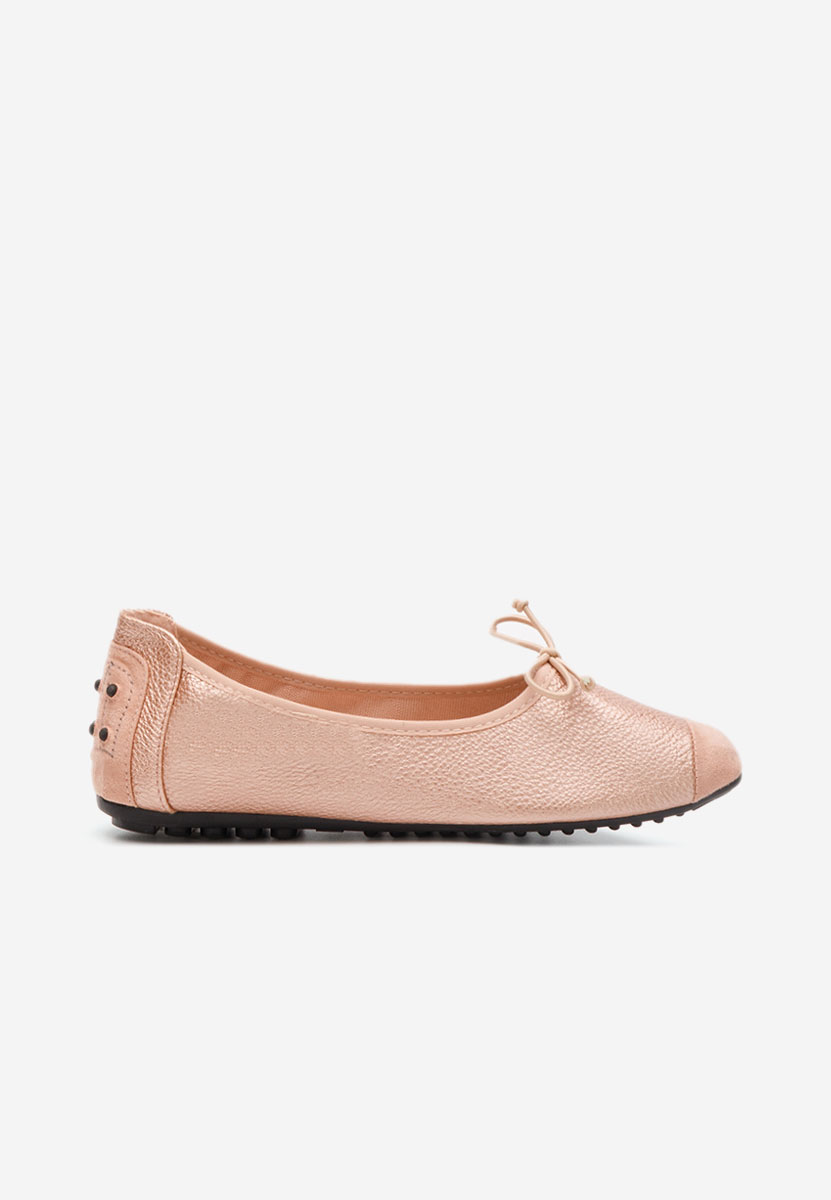 Ballerines femme champagne Amania V4
