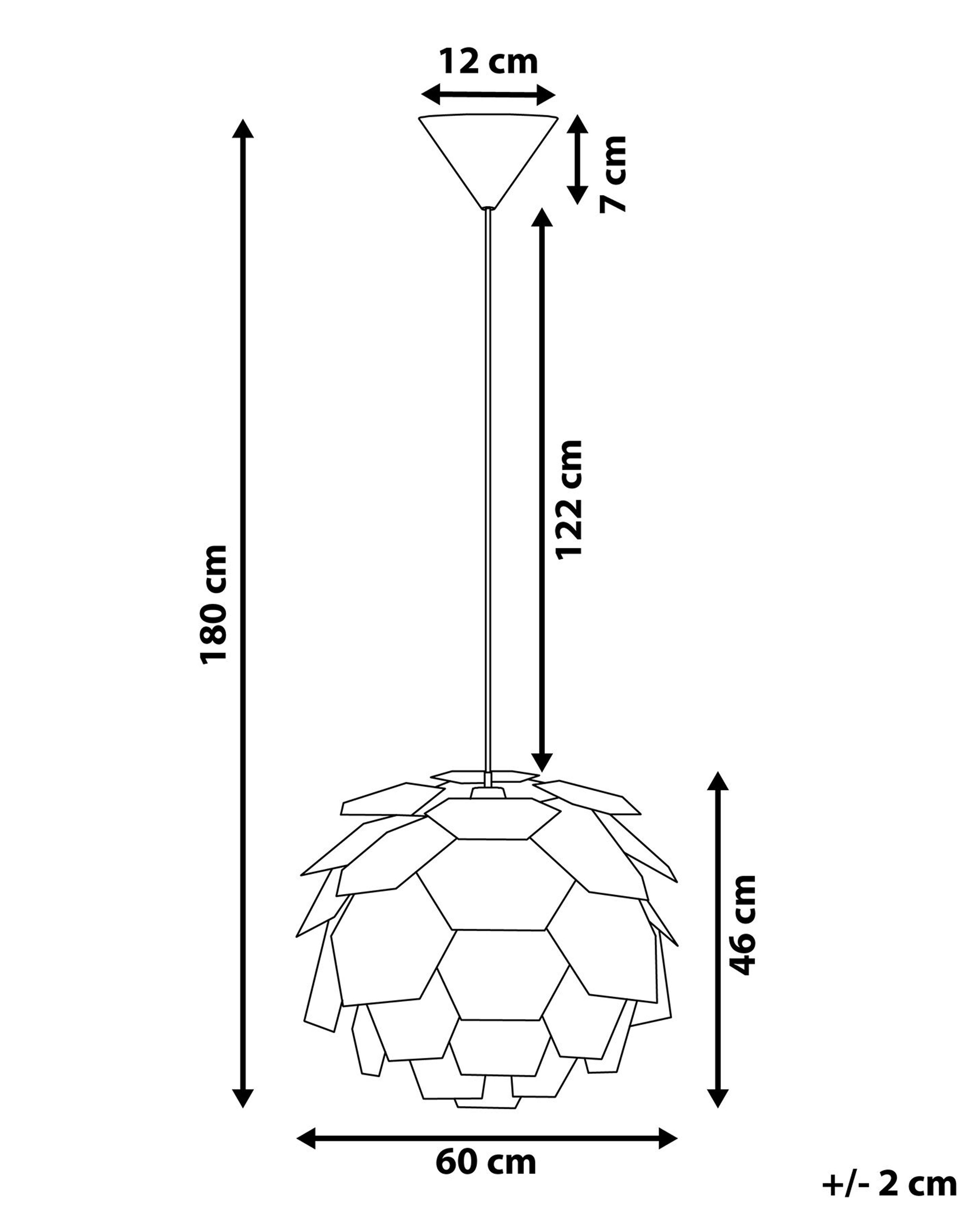 Hanglamp SEGRE L Zwart