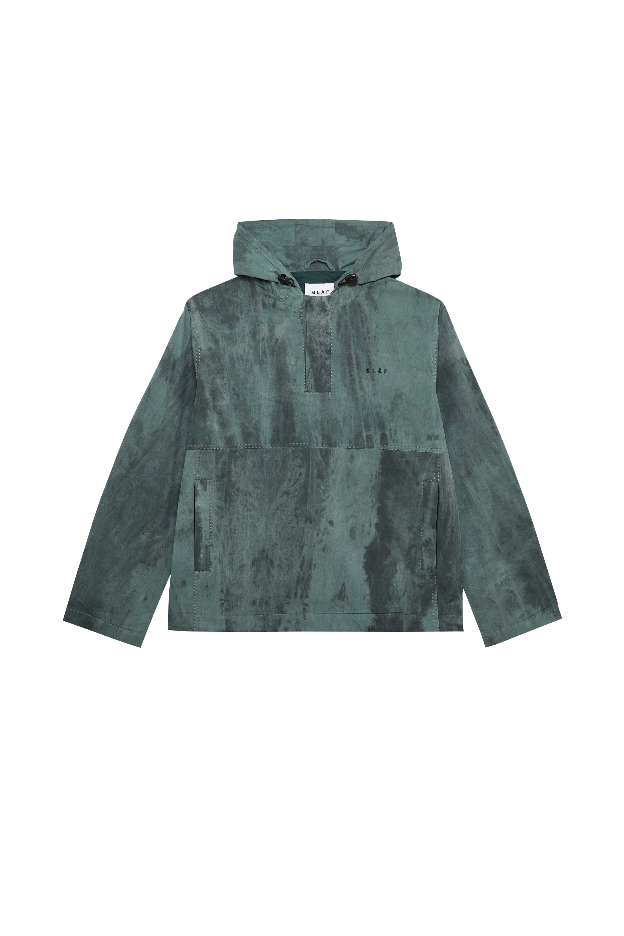 OLAF Veste OLAF GARMENT DYED ANORAK Vert
