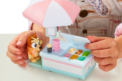 Bluey Iskremvogn Lekesett med Bingo-figur