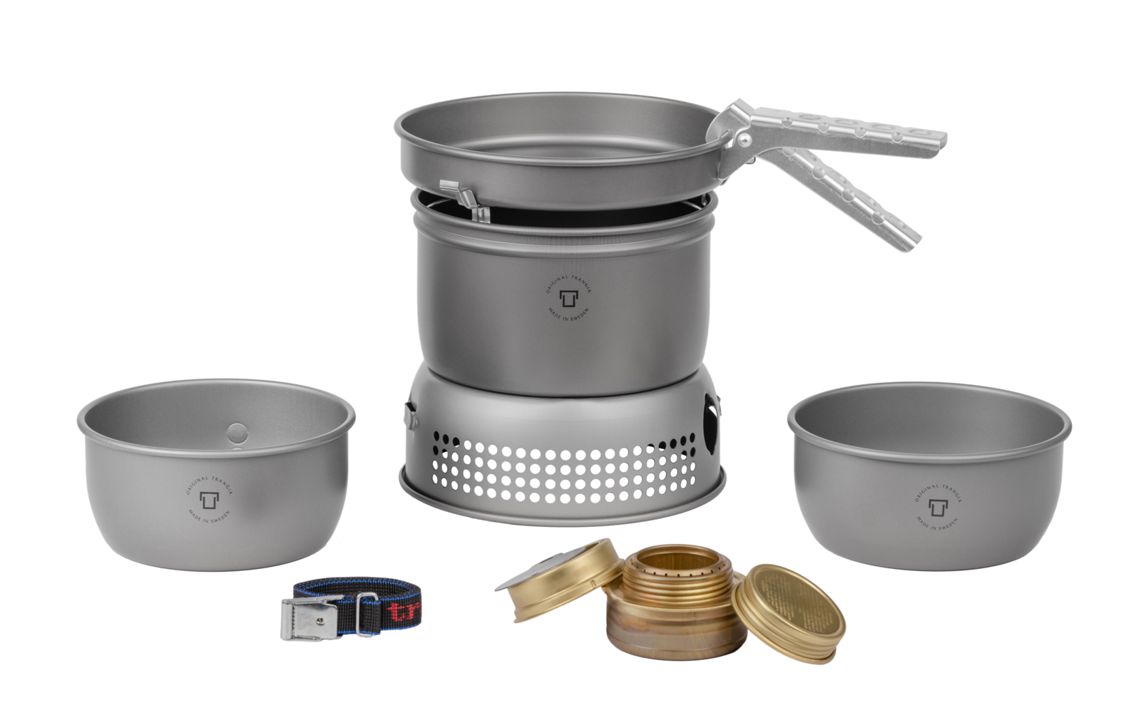 Trangia Trangiakök 27-9 UL / HA Campingkochset 3- teilig mit Spiritusbrenner Set 1 grau