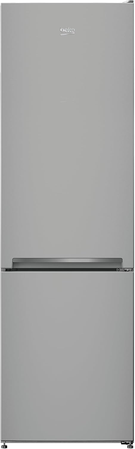 Beko RCSA300K40SN freistehende Kühl/-Gefrierkombination, 291 l Nettovolumen, 204 l Kühlen, 87 l Gefrieren, MinFrost, Automatische Abtauung im Kühlteil, 3 Gefrierschubladen, Silber