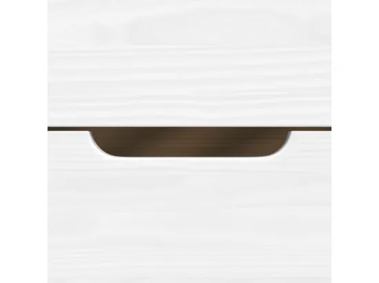 Lit de jour avec 5 tiroirs IRUN blanc 90x200 cm bois pin massif