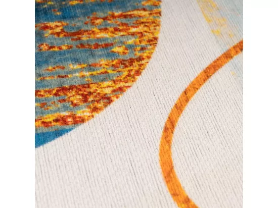 Tapis Tissé à Poils Plats 