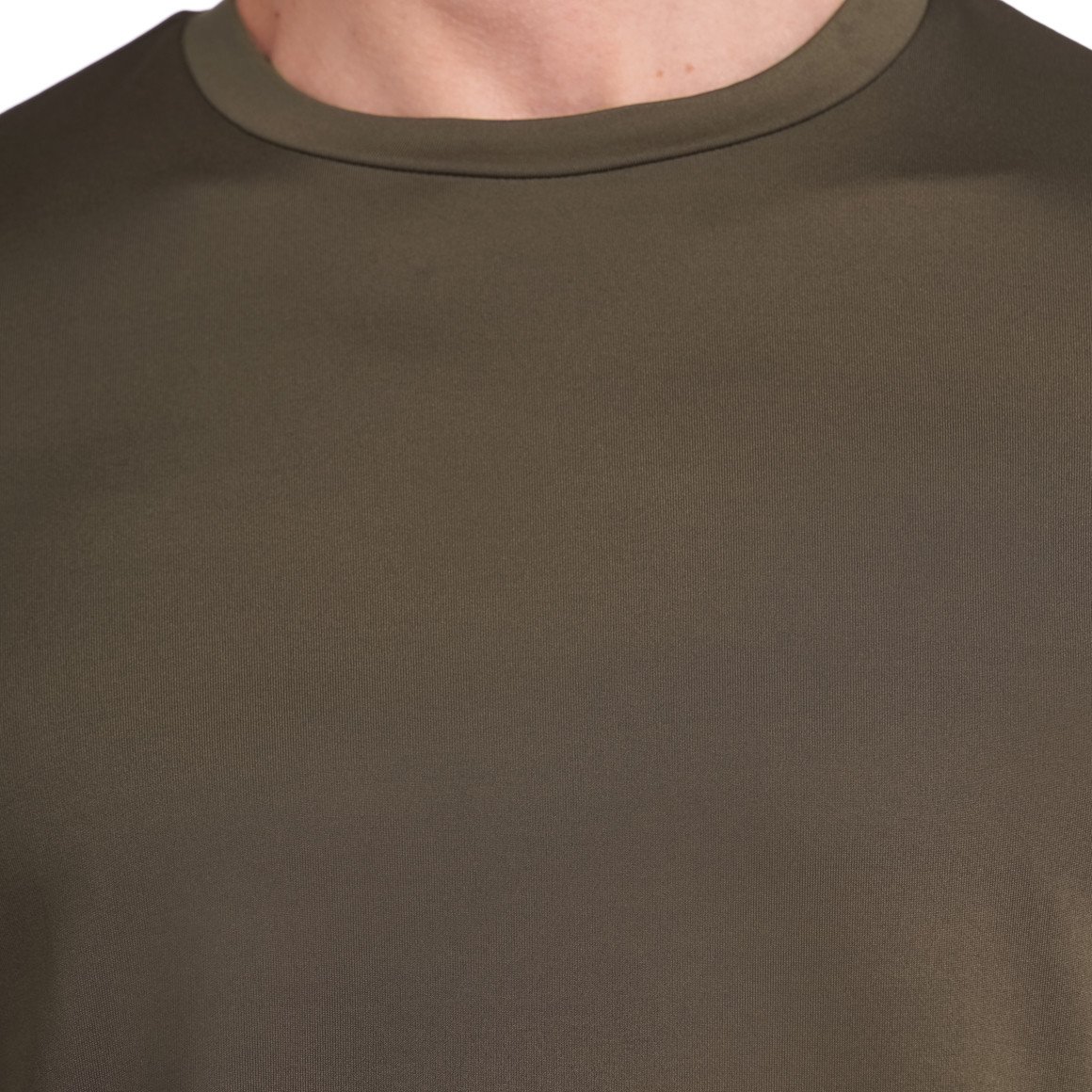 VanVaan Herren Sport-Langarmshirt im Basic-Look oliv