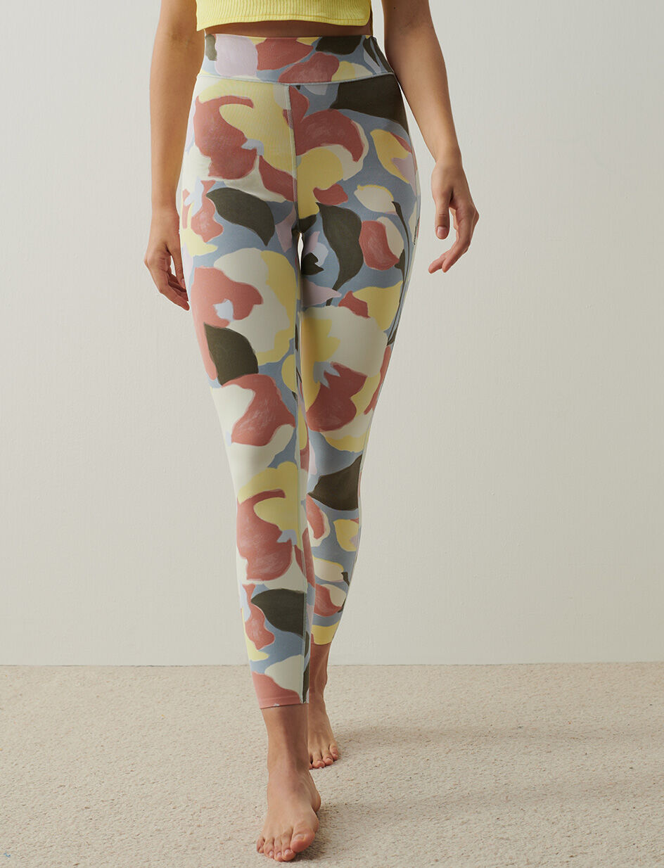 Legging - pivoine jaune pale