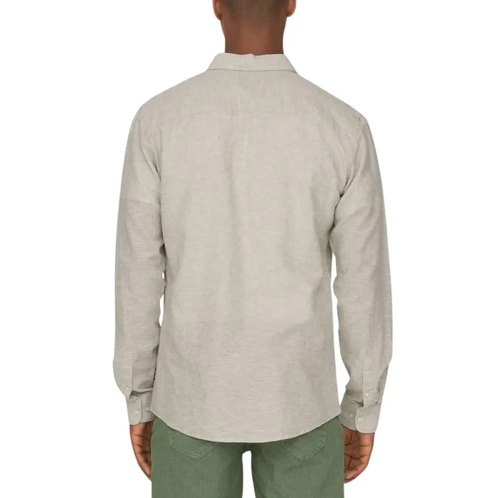 Only & Sons Caiden LS Solid Linen Overhemd Heren