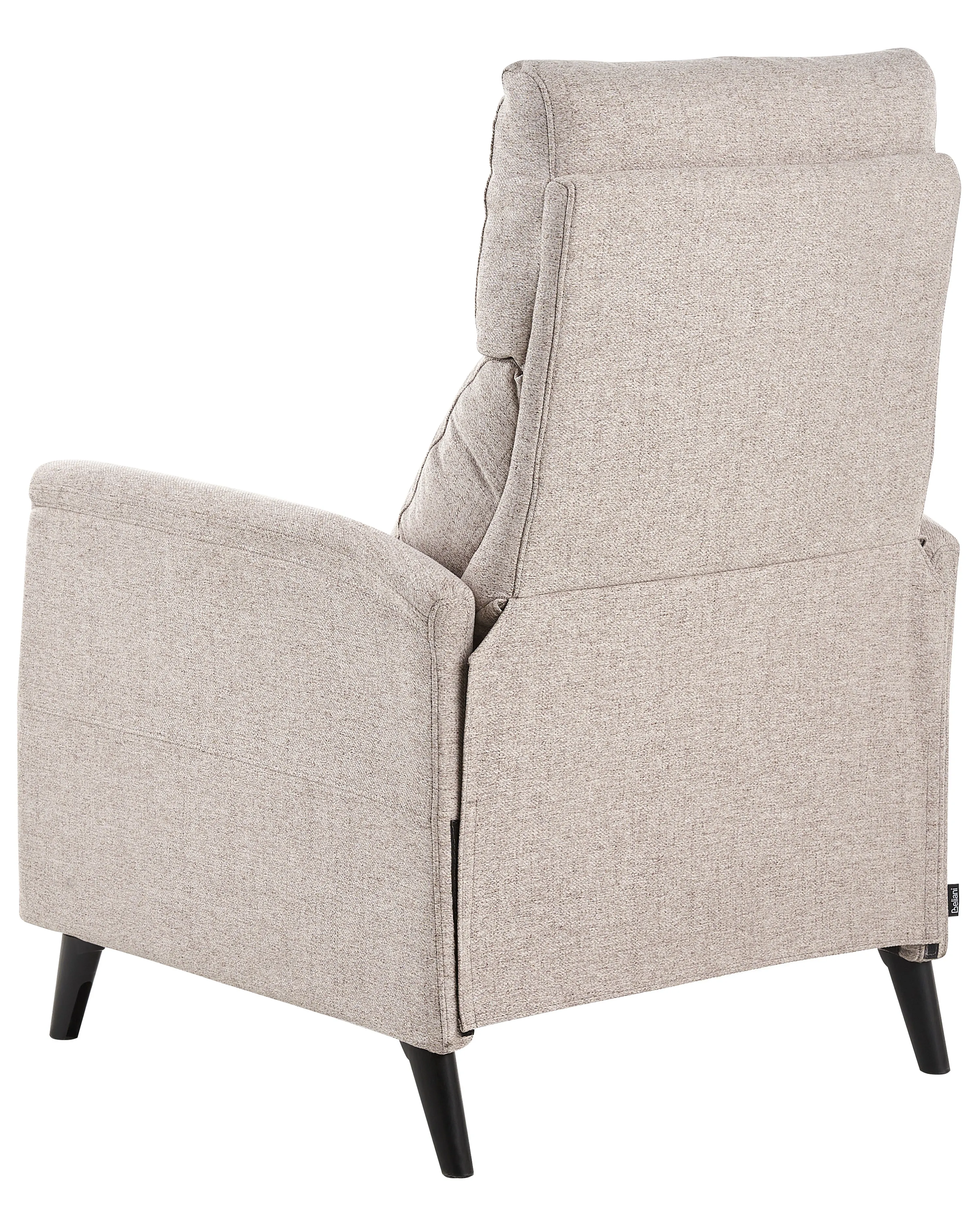 Relaxfauteuil SELVIK inclusief voetensteun Stof Taupe
