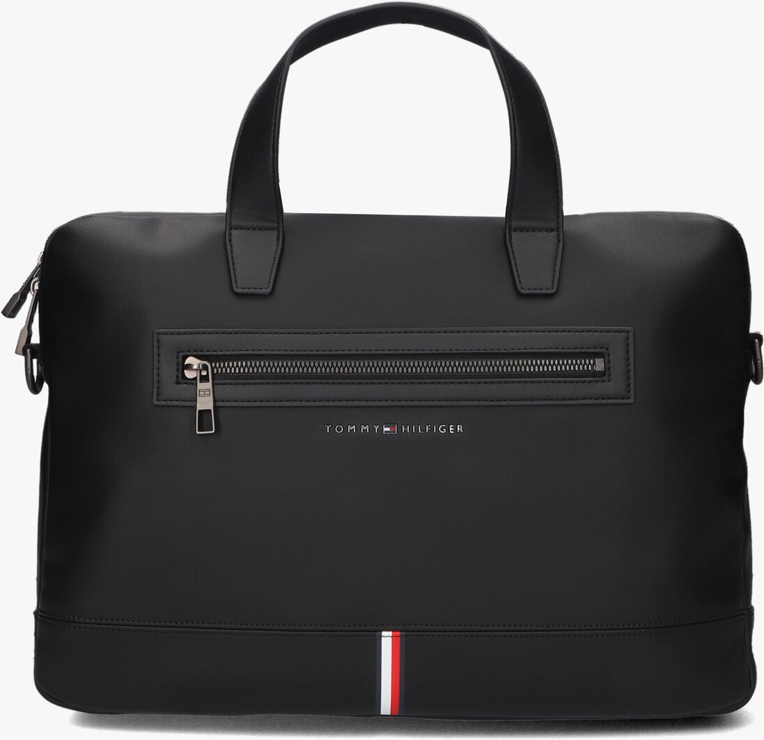 TOMMY HILFIGER zwarte tommy hilfiger laptoptas th corporate computer bag