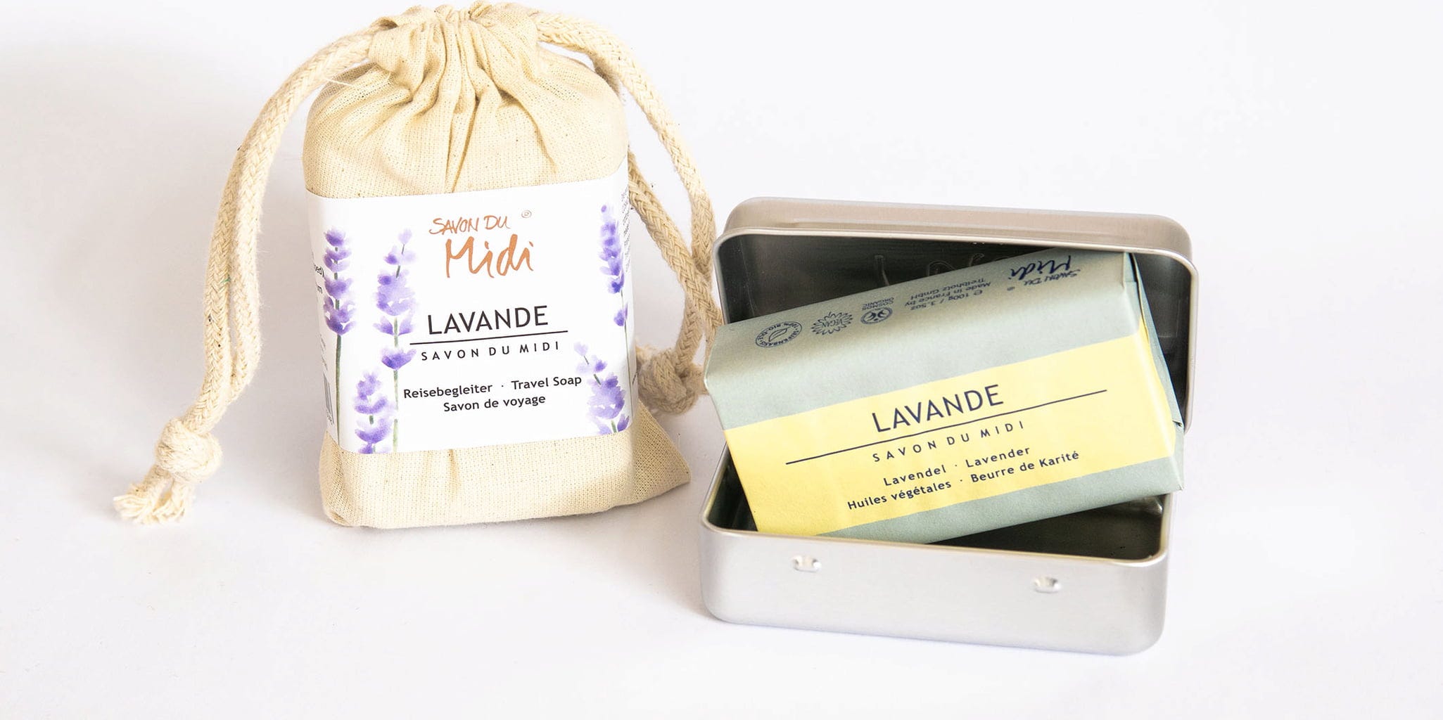 Savon du Midi  Reisebegleiter Seifenset, Lavendel
