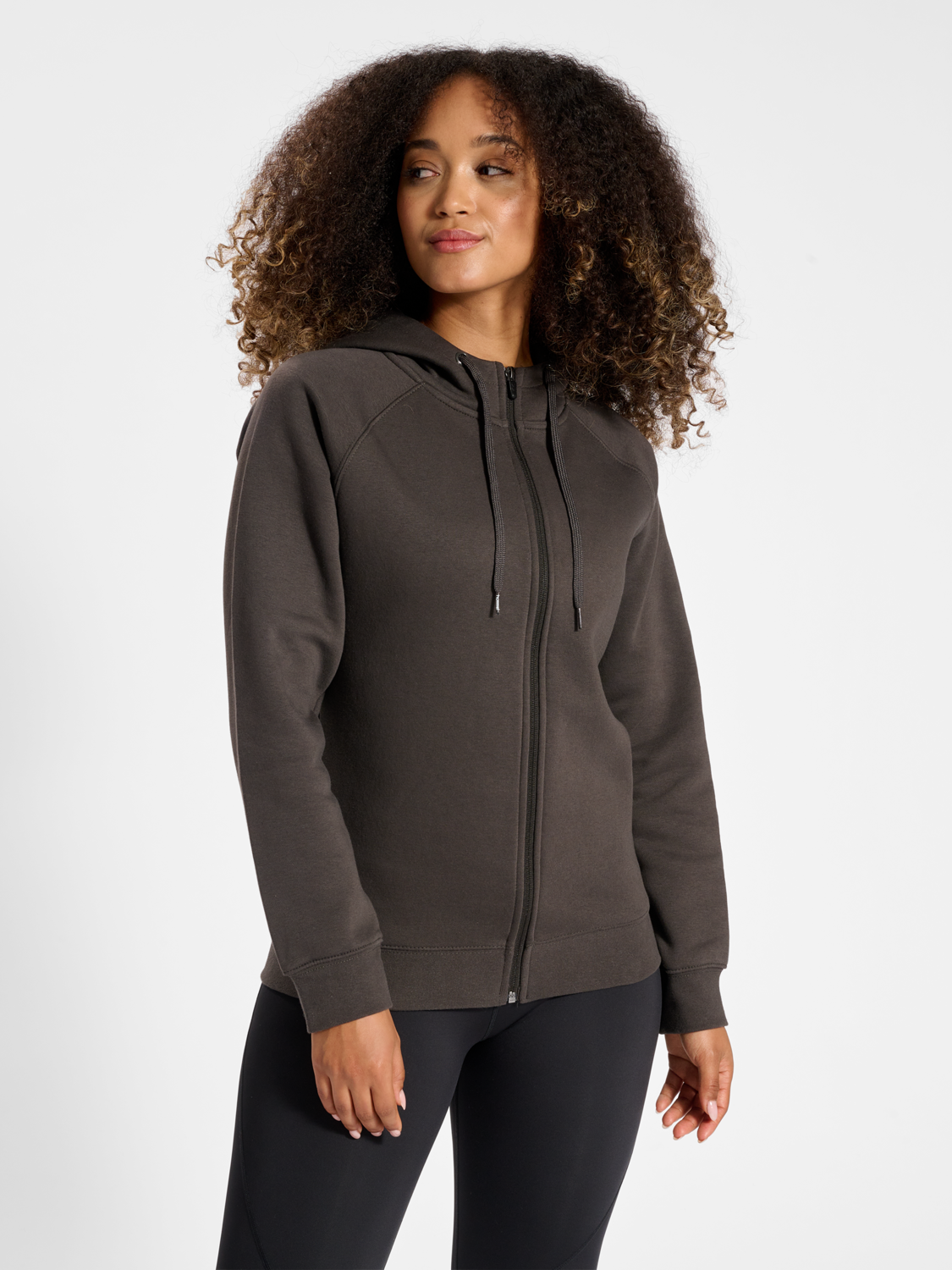hmlRED HEAVY ZIP HOODIE WOMAN