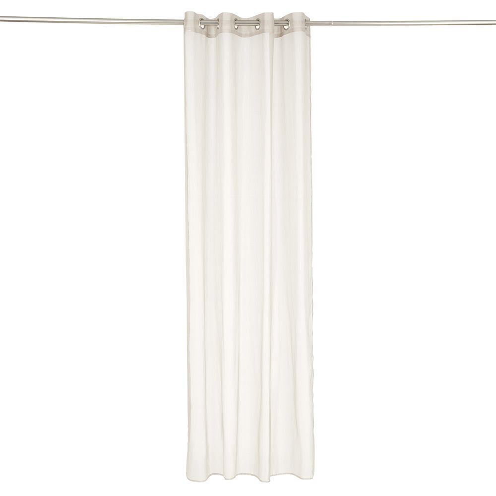 Voilage polyester 140x240cm gris