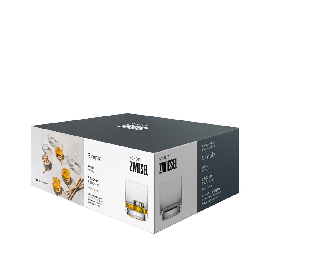SCHOTT ZWIESEL WhiskyglasSIMPLE 6er Set 285 ml