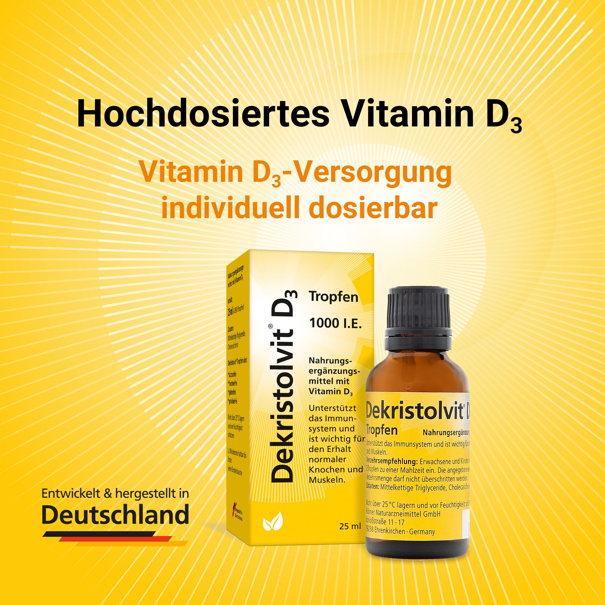 Dekristolvit D3 1000 I.E. Tropfen